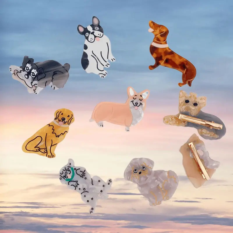 Puppy Dog Hair Clips Shop The Pug