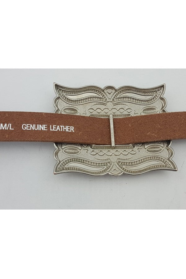Concho Leather Belt
