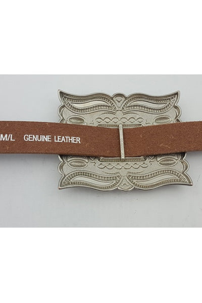 Concho Leather Belt