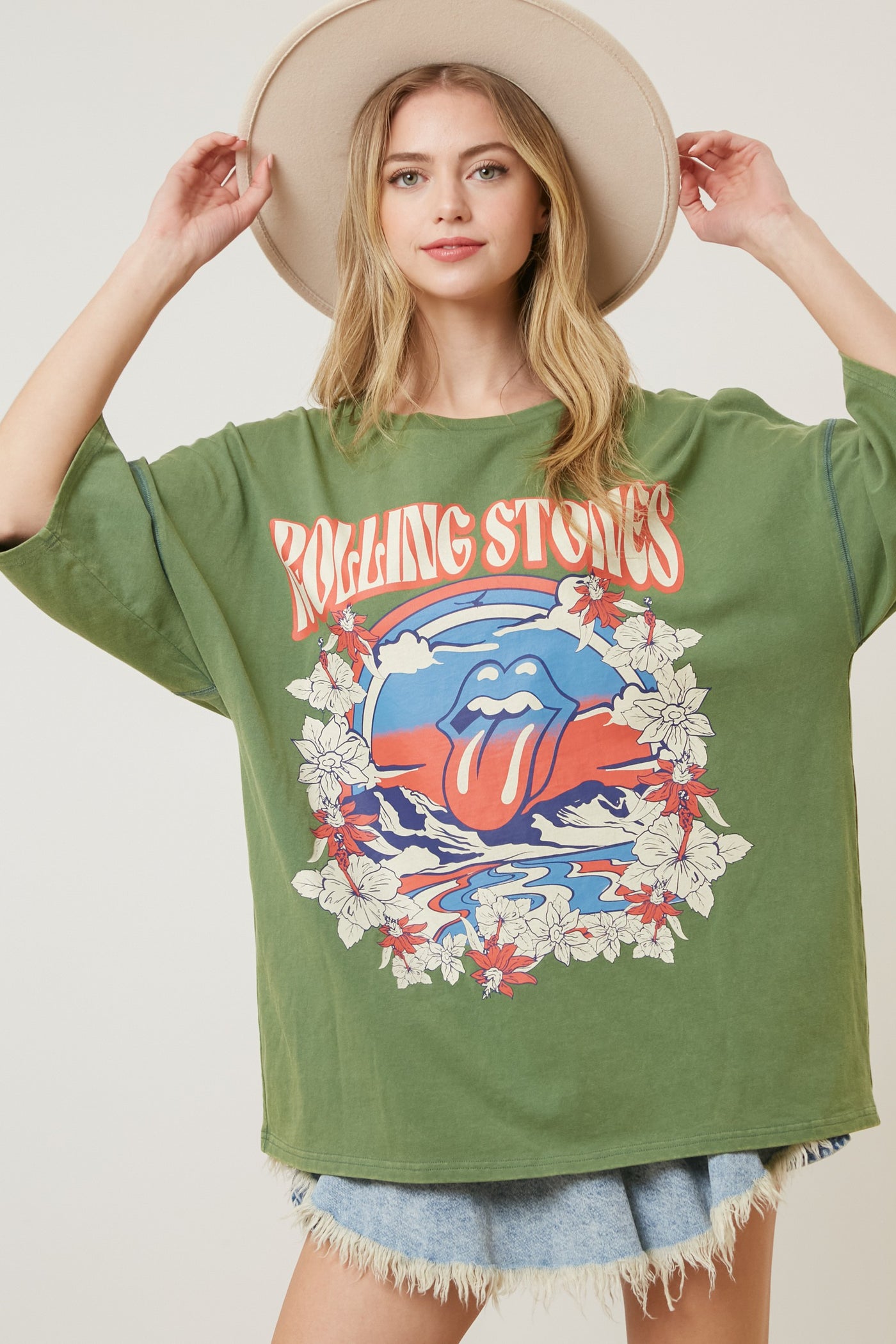 Rolling Stones Graphic Oversized Tee