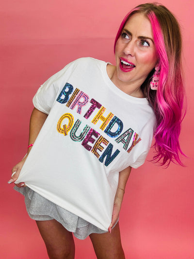Birthday Queen Sequin Shirt