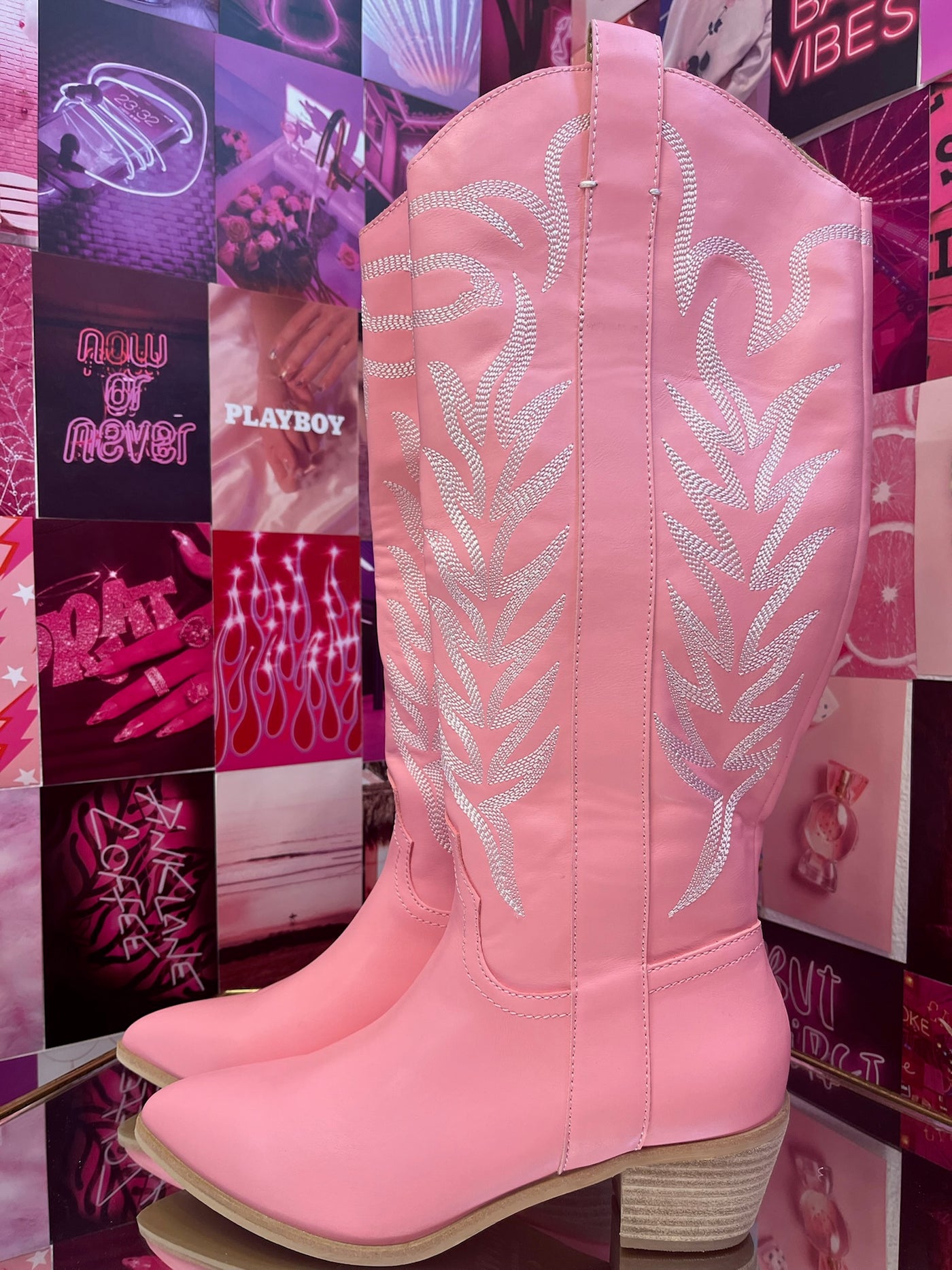 Pixie Pink Western Boots