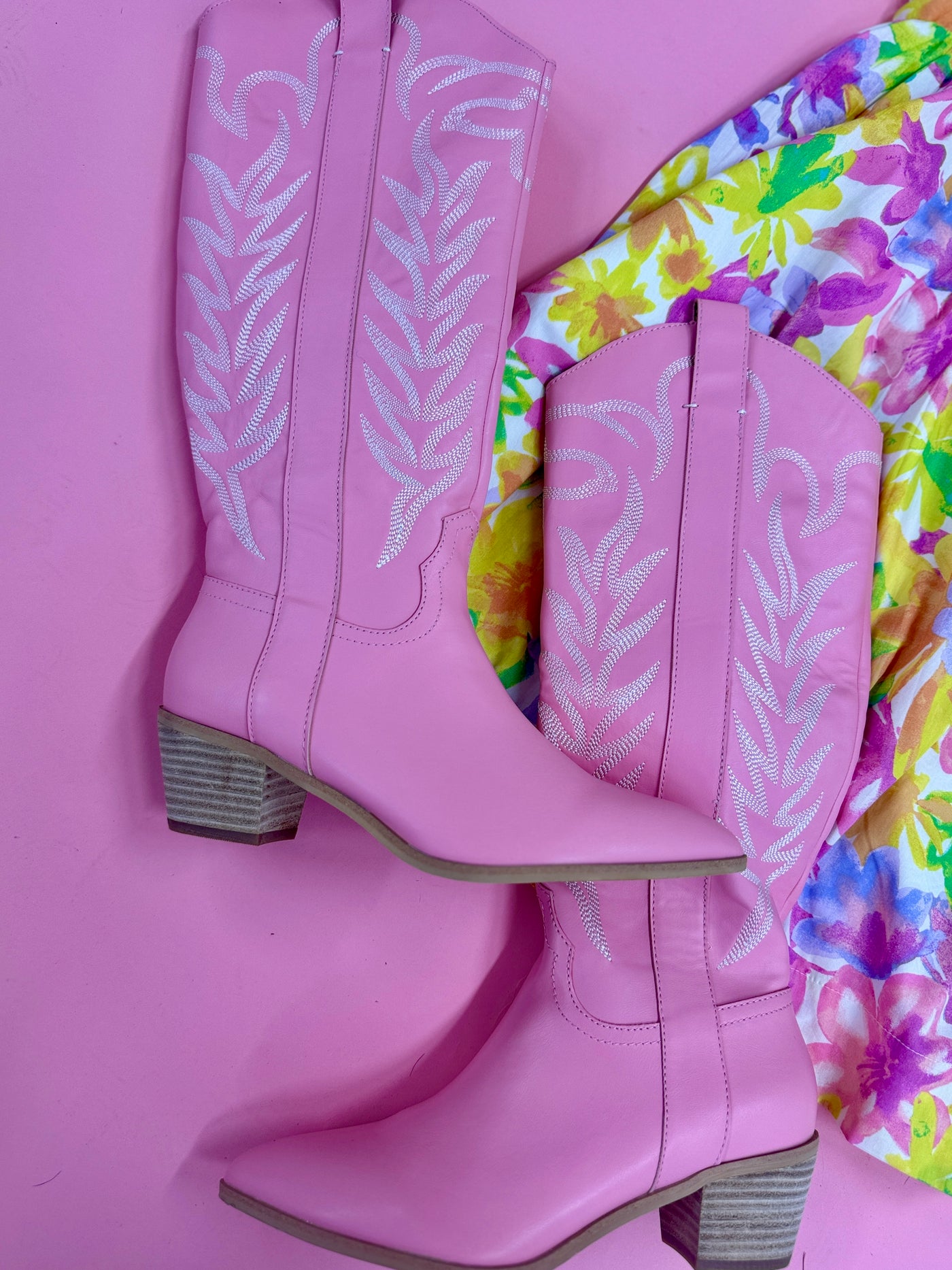 Pixie Pink Western Boots