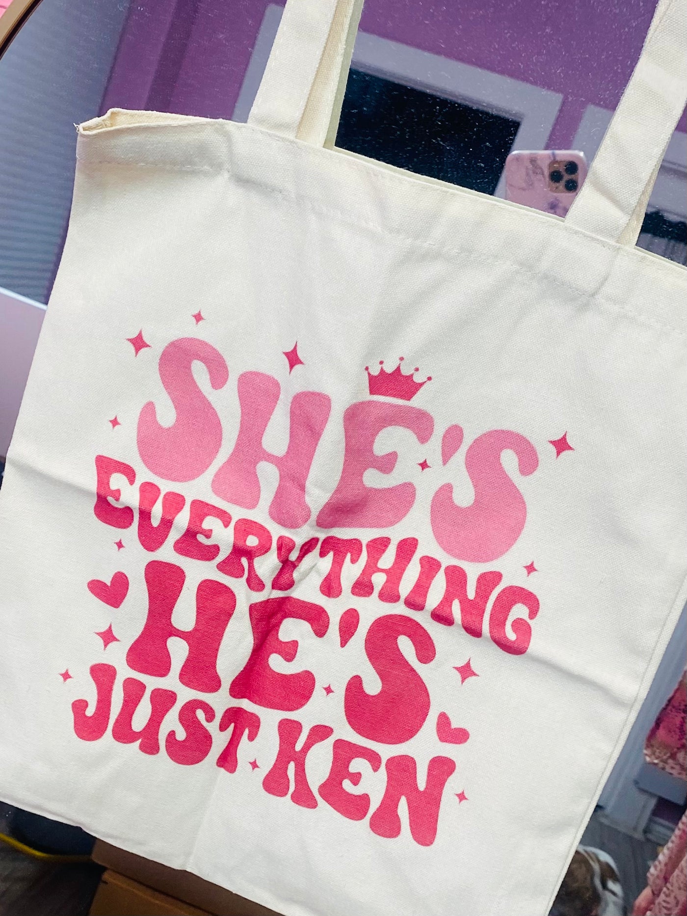 She's Everything, Just Ken Tote Bag