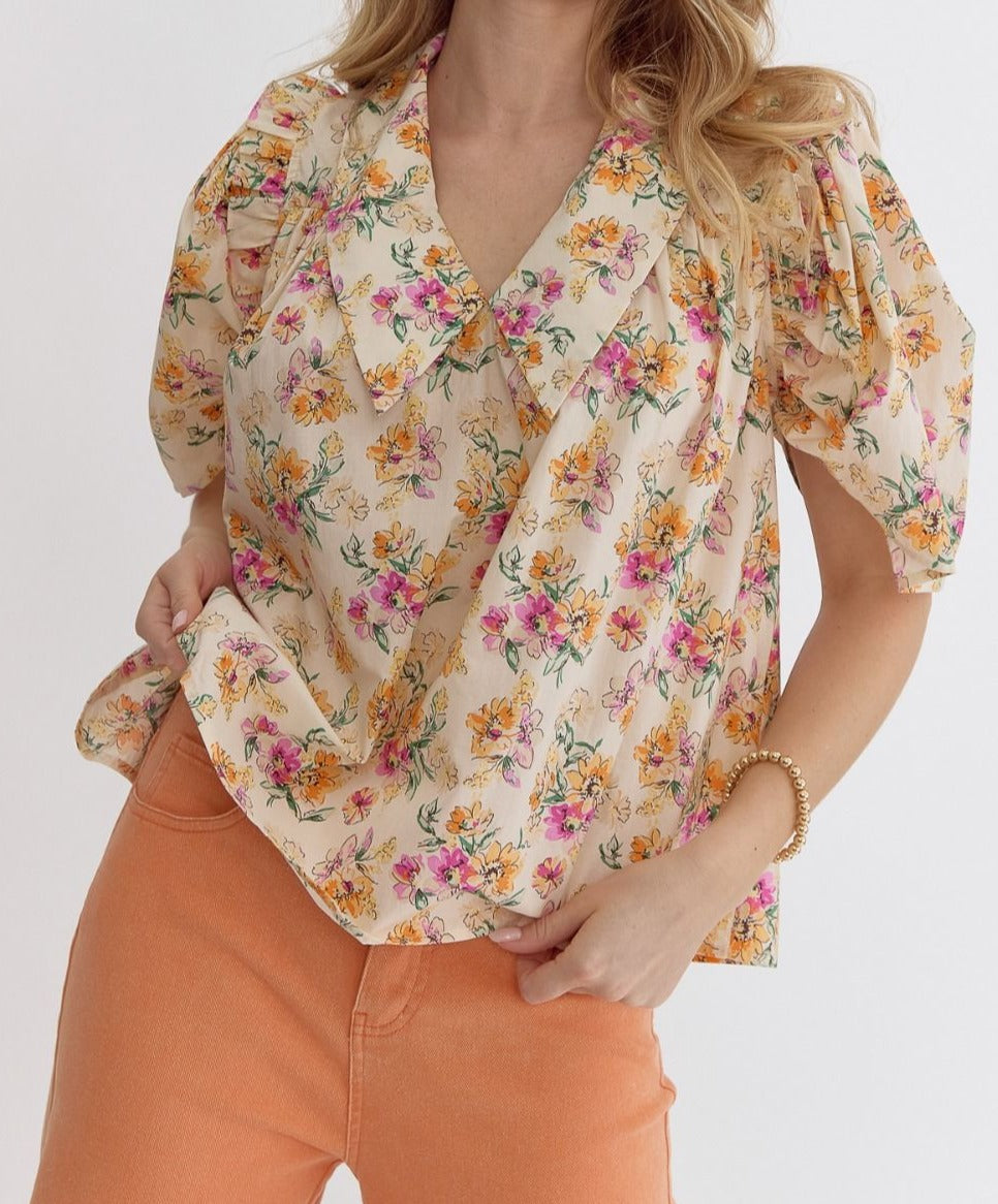 The Kendra Floral Top