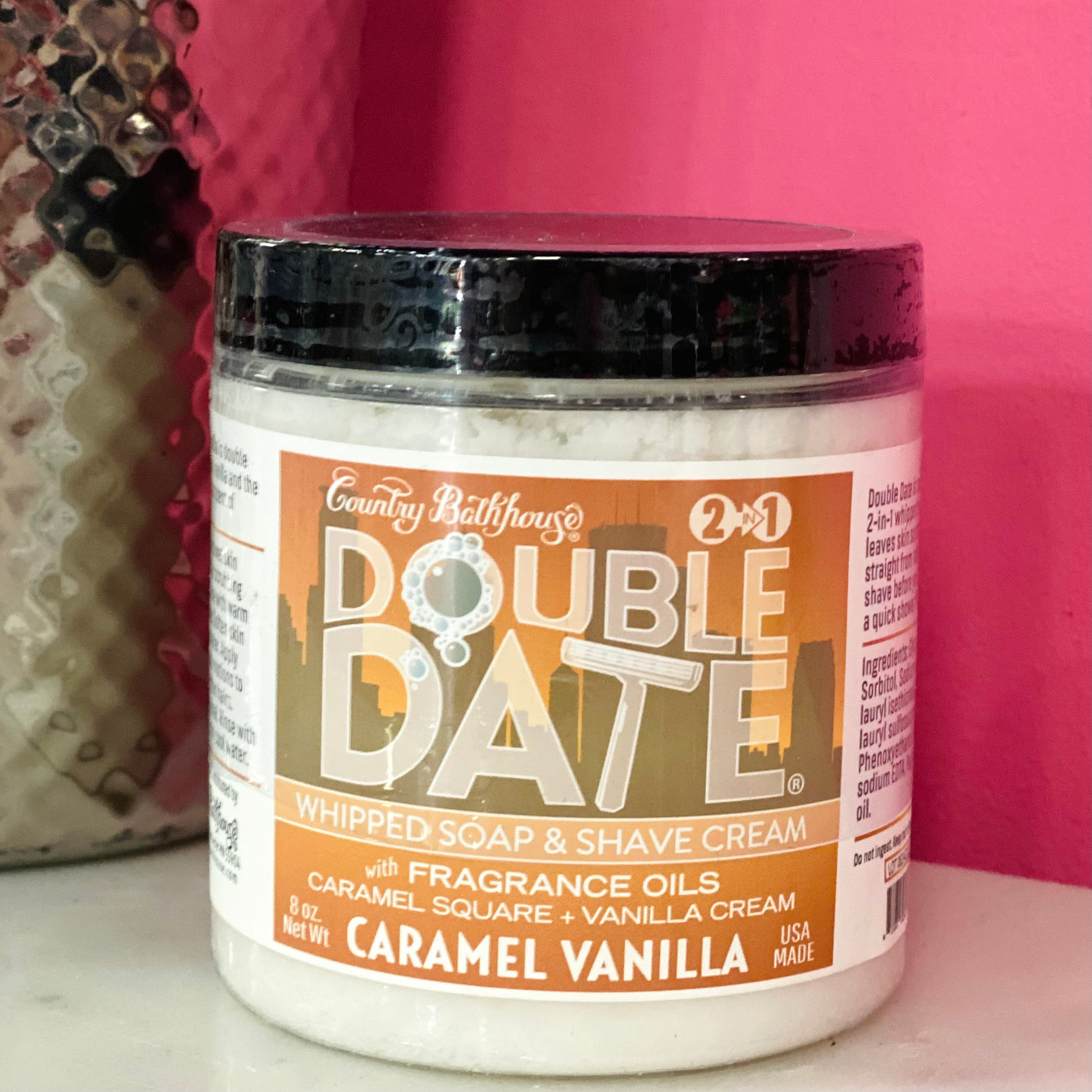 Double Date Whipped Soap and Shave- SALE