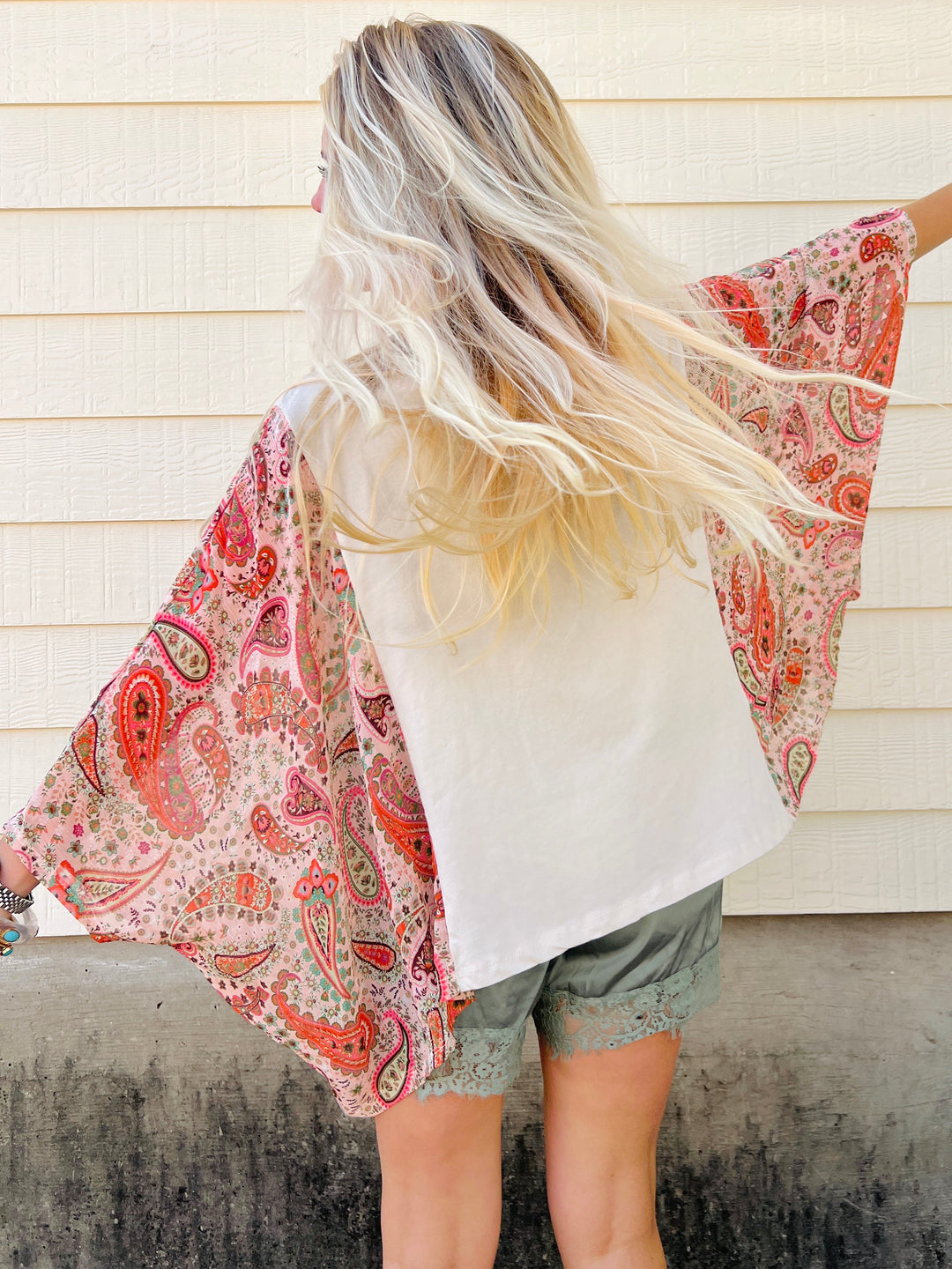 Stars, Stripes & Free Bird Kaftan Top