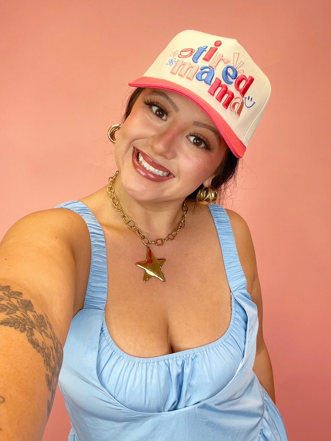 Tired Mama Canvas Trucker Hat