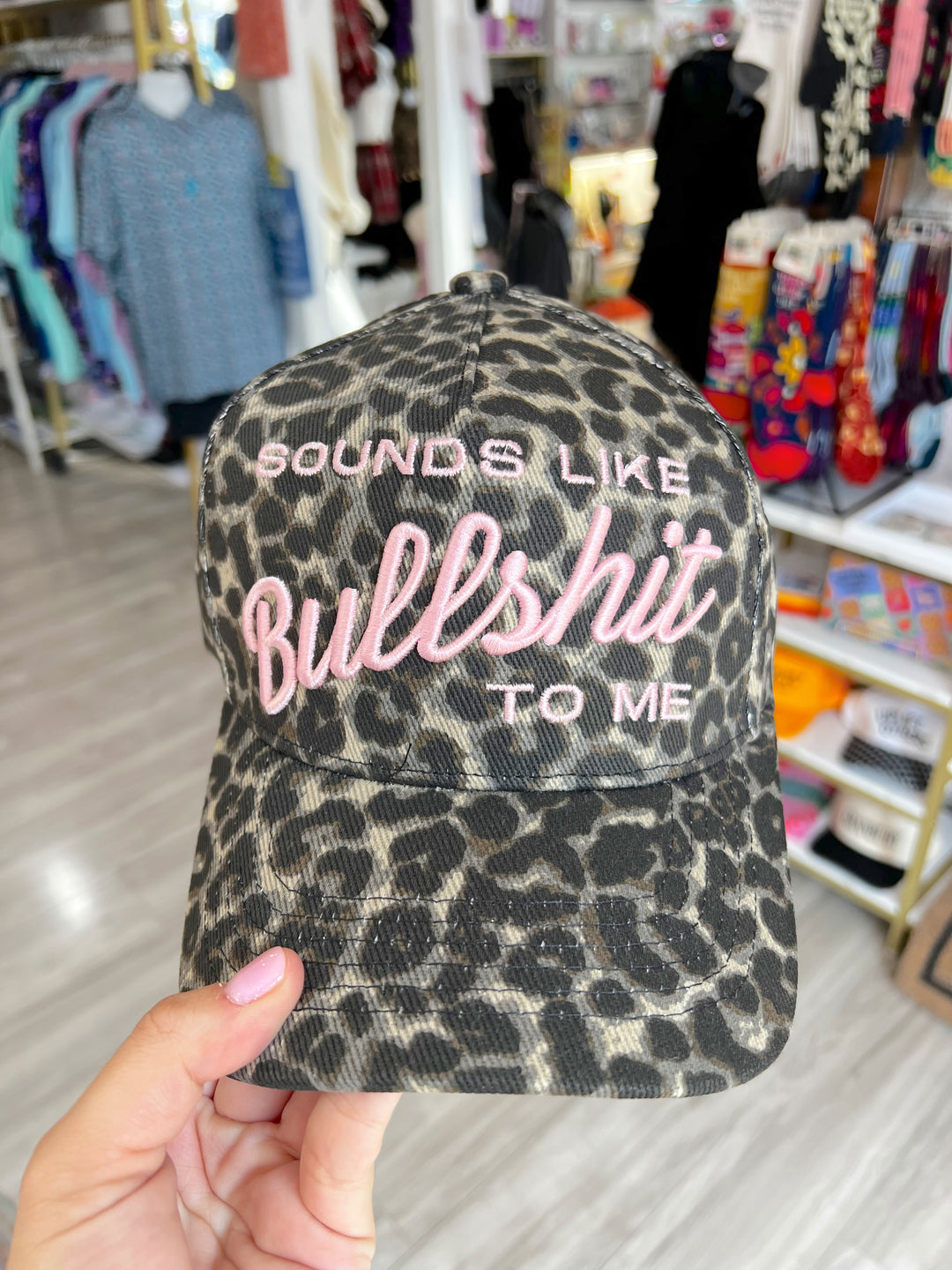 Sounds Like Bullshit To Me Trucker Hat