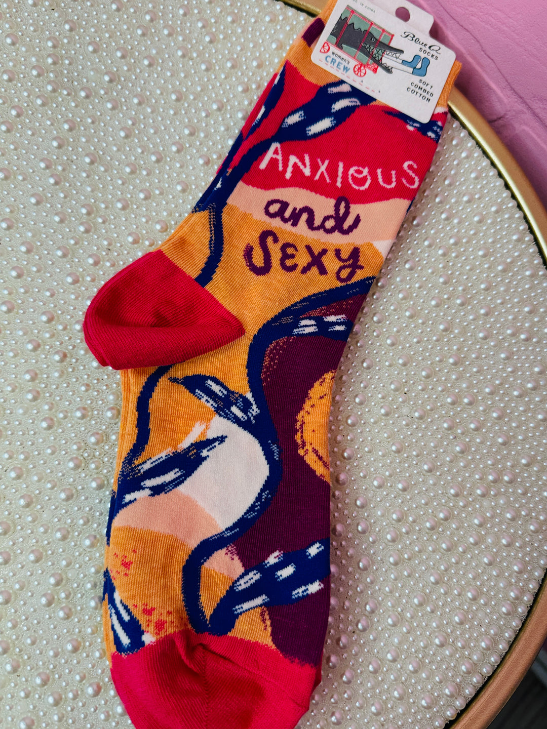 Anxious And Sexy Crew Socks