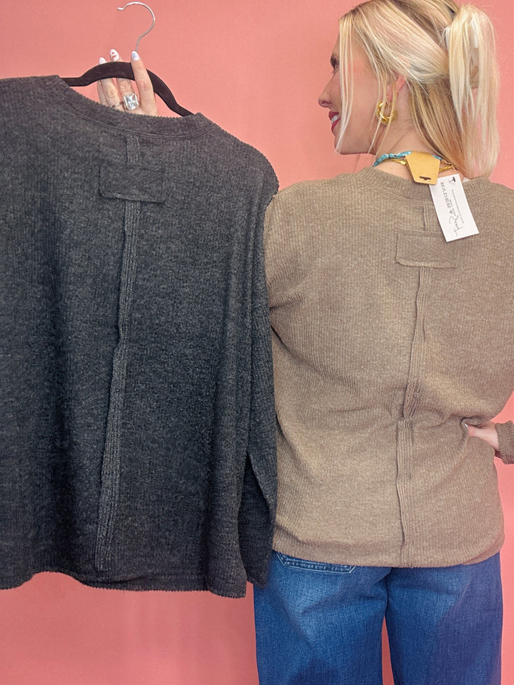 The Stephanie Corded Sweater