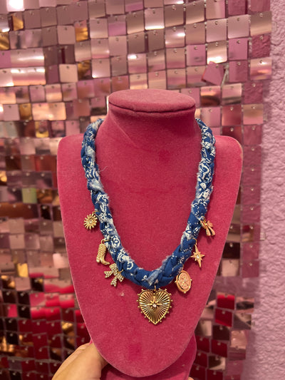 Bandana Breeze Charm Necklace