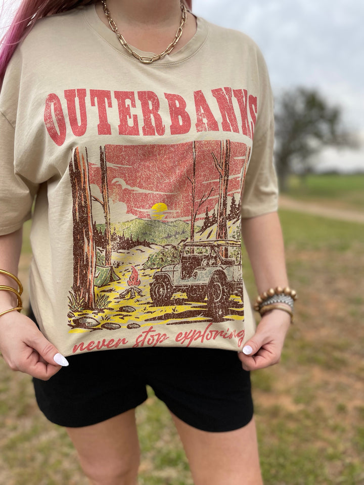 Never Stop Exploring Tee