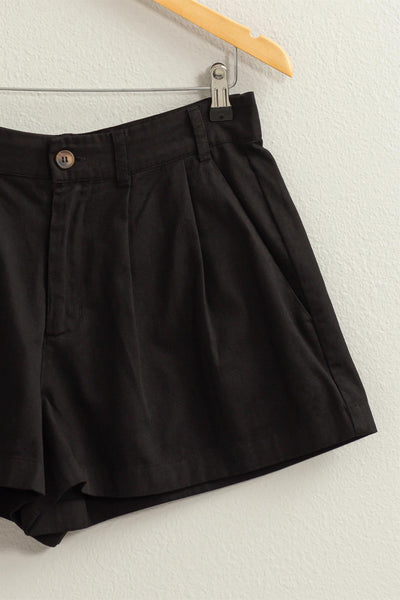 The Jade High Waist Pleated Shorts