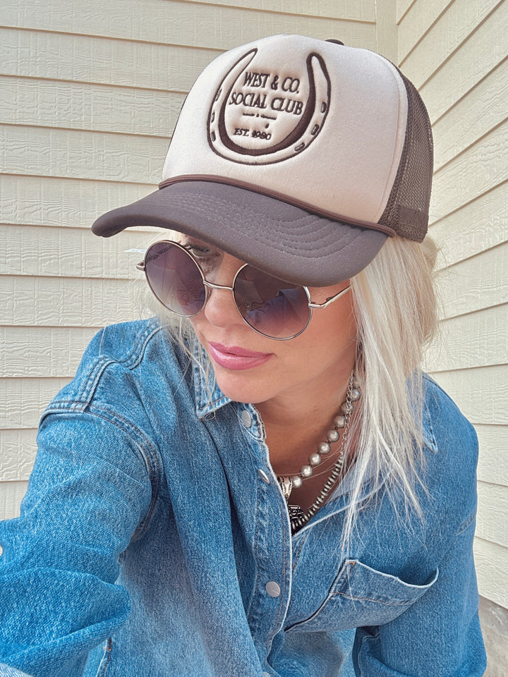 West & Co Social Club Trucker Hat