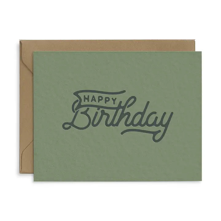 Happy Birthday Flag Greeting Card