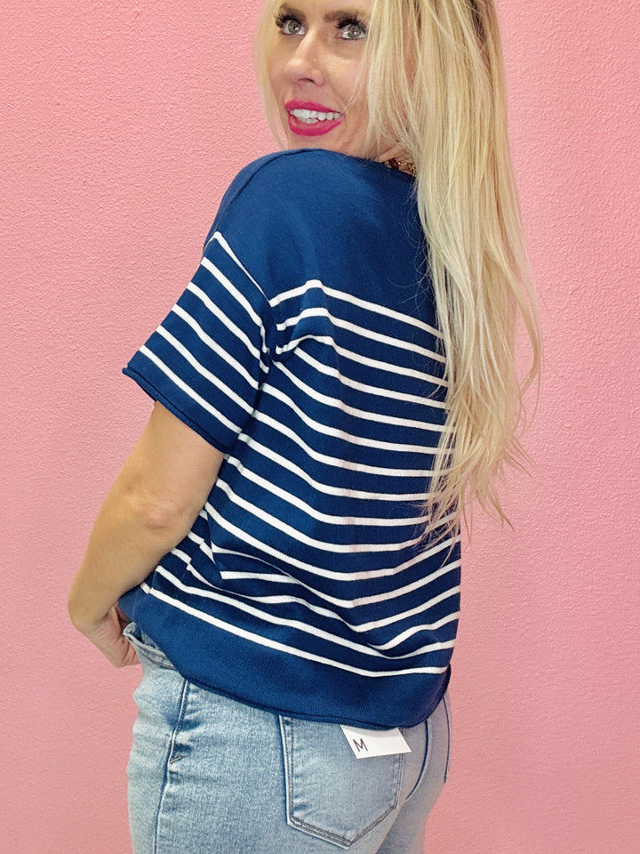The Sunny Stroll Stripe Top