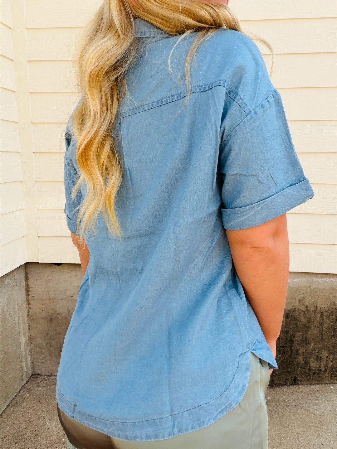 Chambray Cowgirl Classic Top