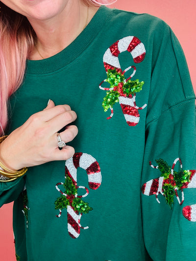 Candy Cane You Not Christmas Sweater