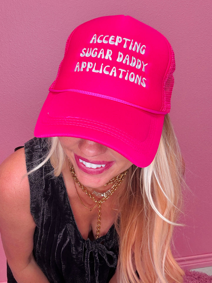 Sugar Daddy Applications Trucker Hat