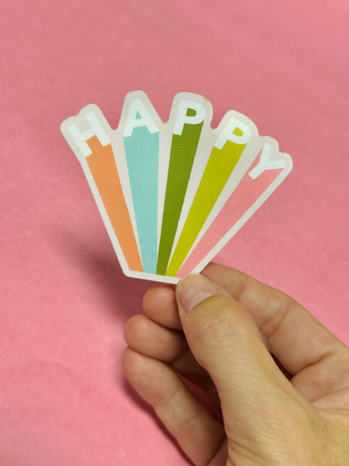 HAPPY Sticker