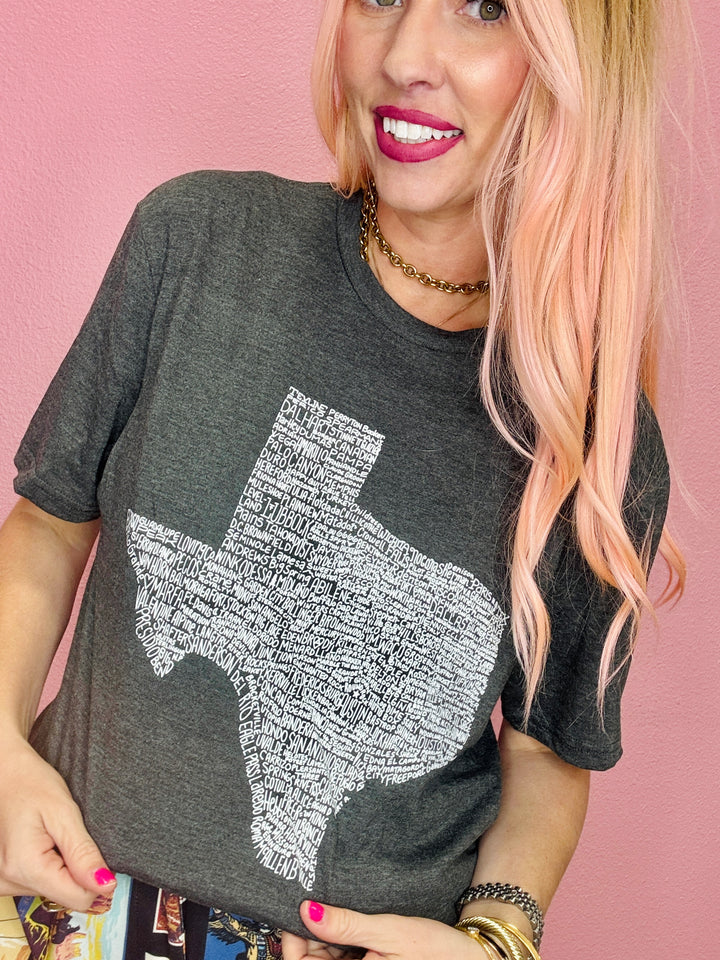 Texas Towns Graphic Tee
