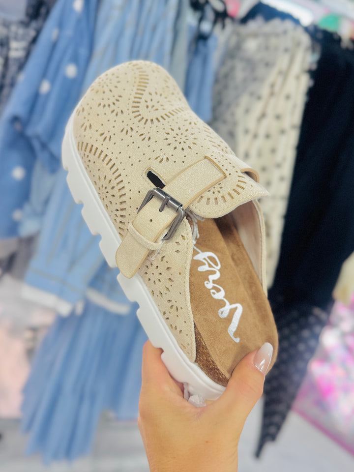 Boho Luxe Platform Mule Shoes