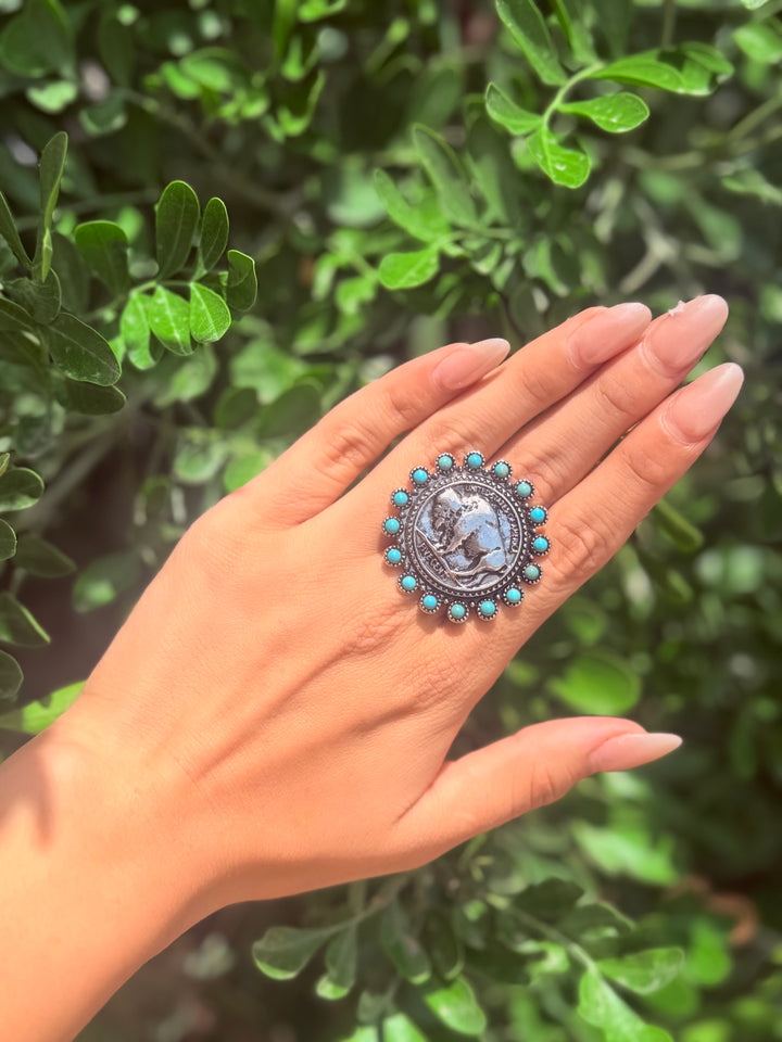 Buffalo Coin Ring