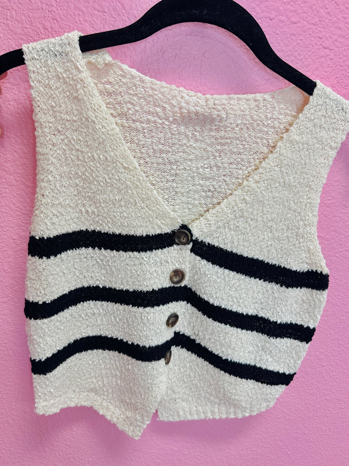 The Marlow Stripe Knit Vest