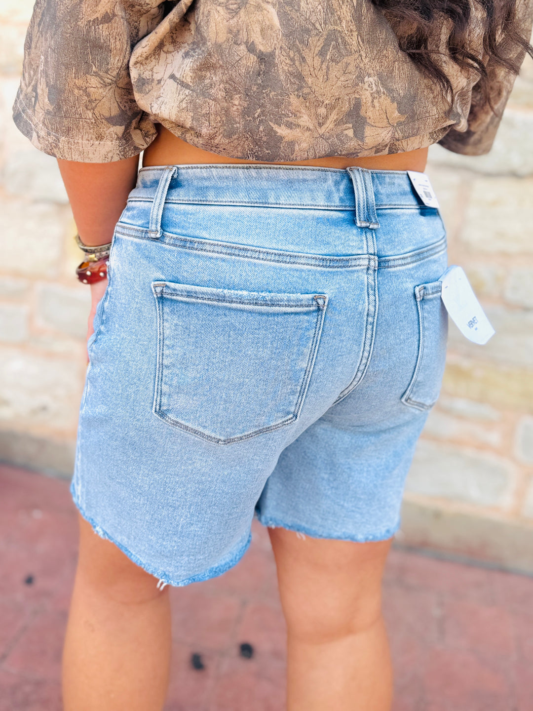 Take the Long Way Denim Shorts