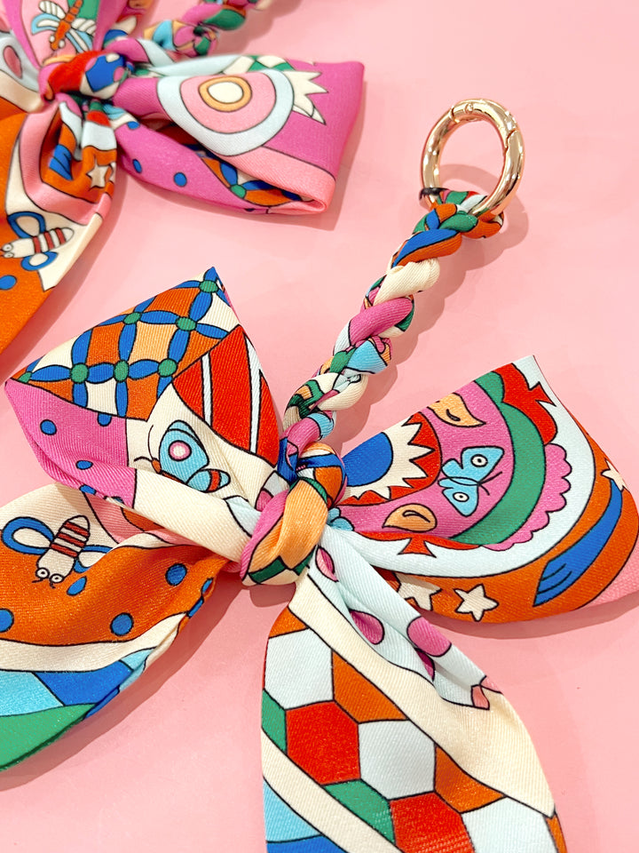 Groovy Moments Scarf Keychain