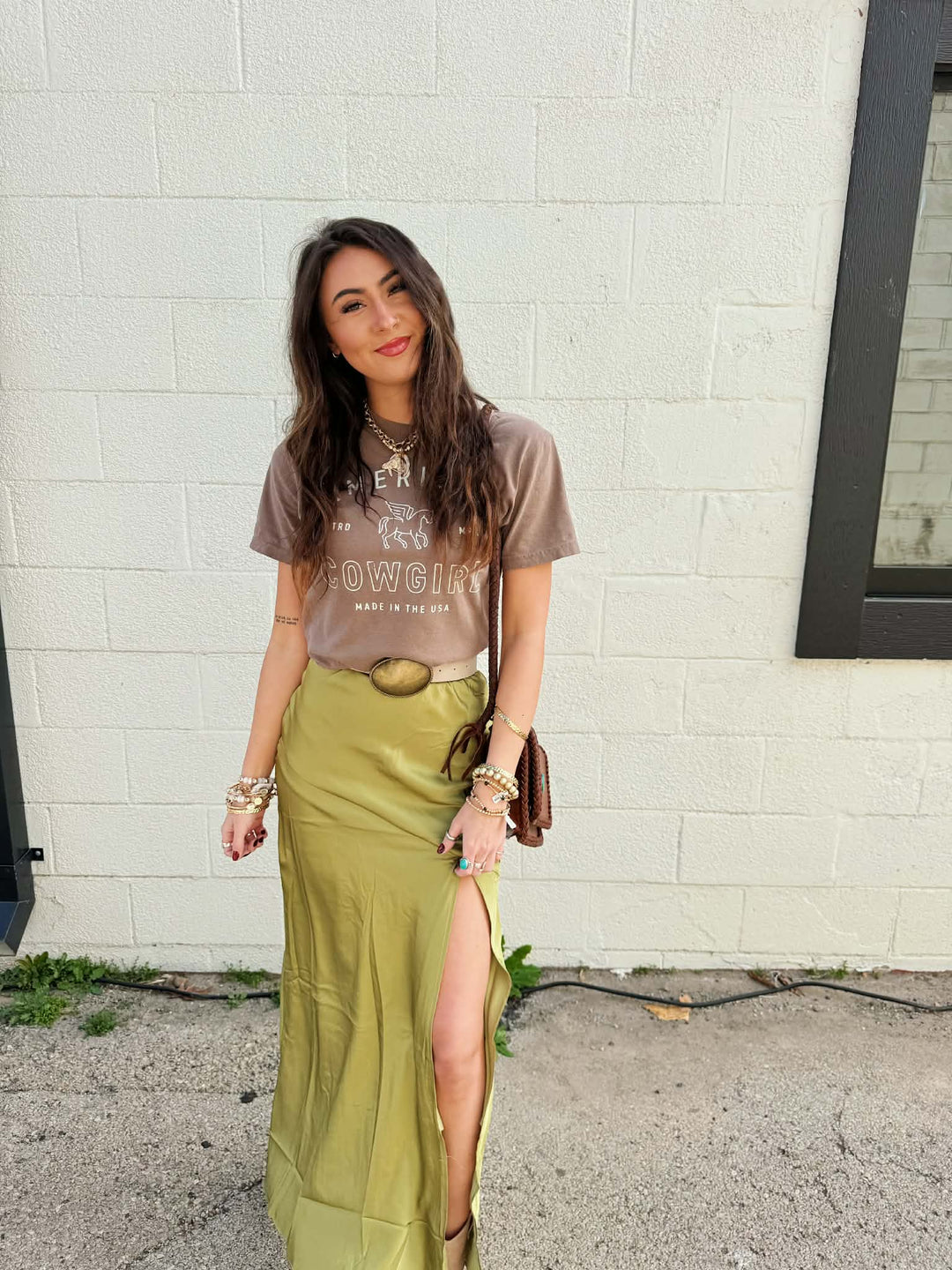 The Midnight Twist Satin Skirt