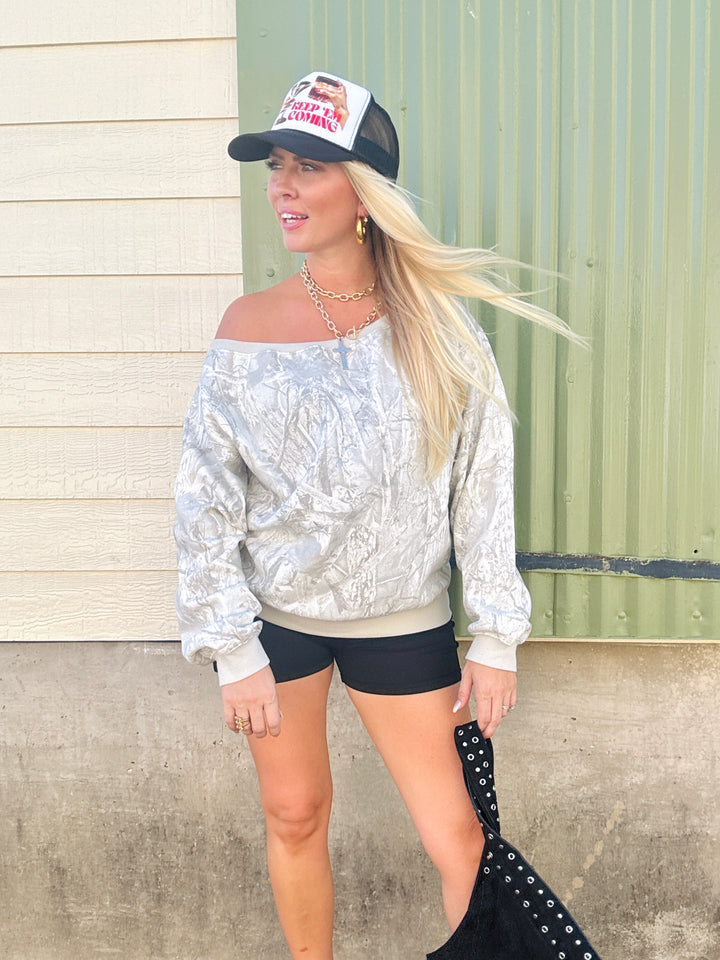 Camo Terrain Slouch Top