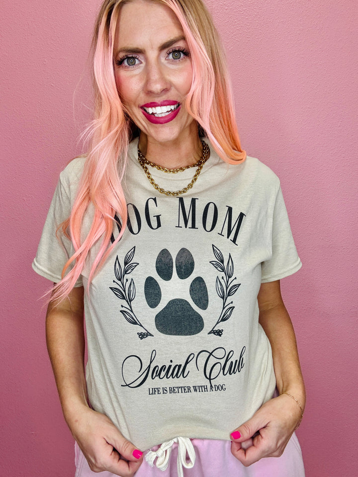 Dog Mom Social Club Graphic Tee
