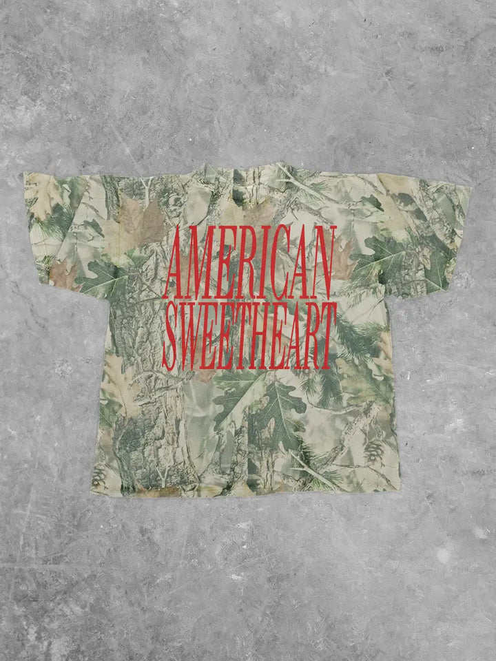 American Sweetheart Camo Graphic Tee