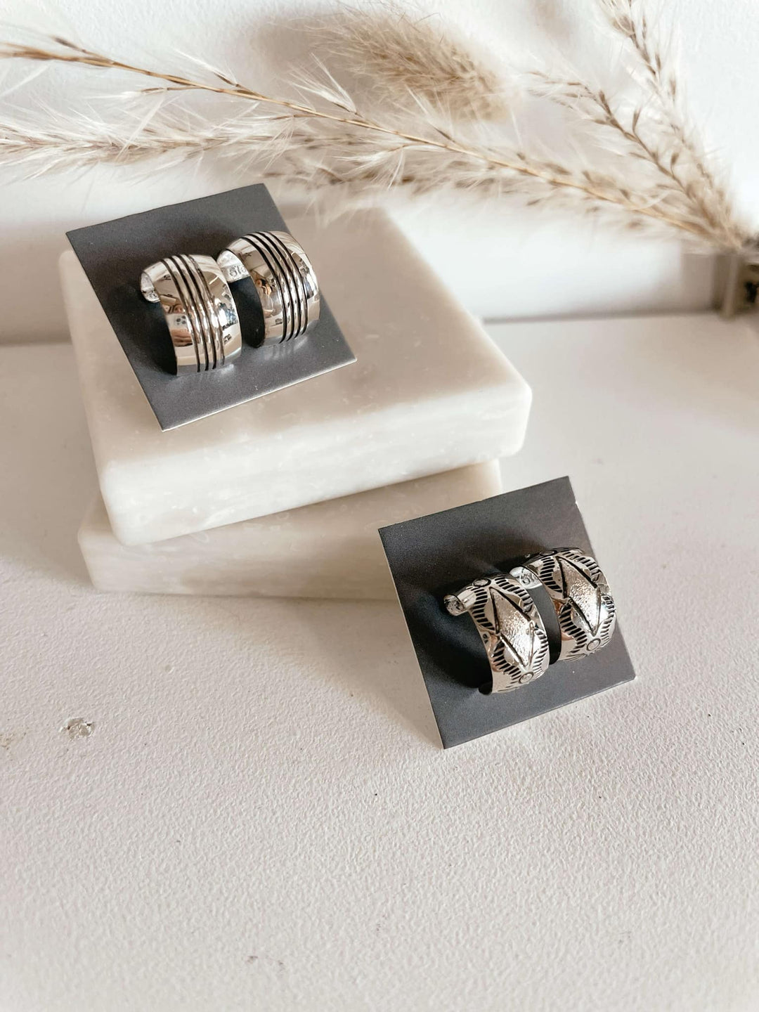 Silver Spirit Hoops #117