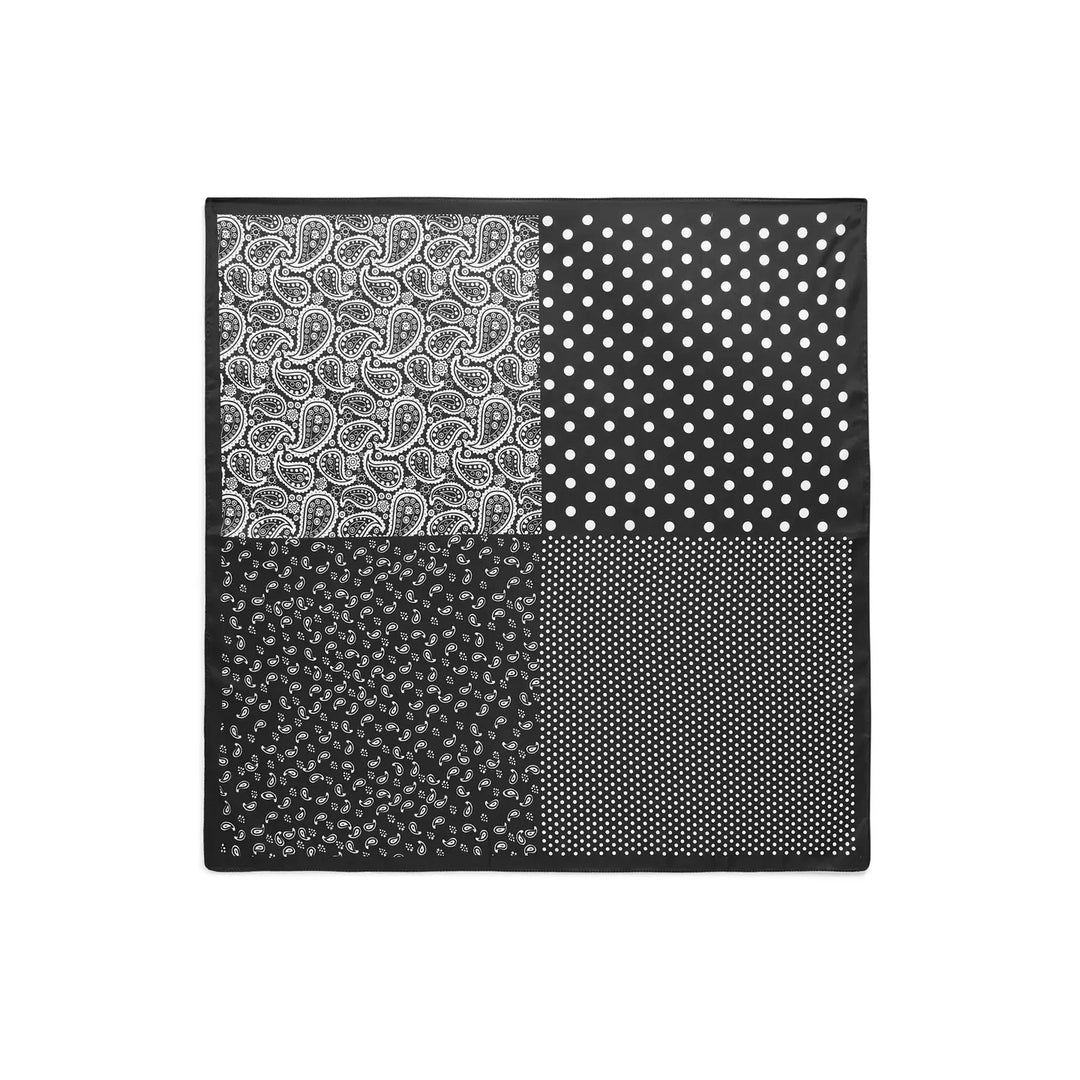 Polka Dot & Paisley Scarf