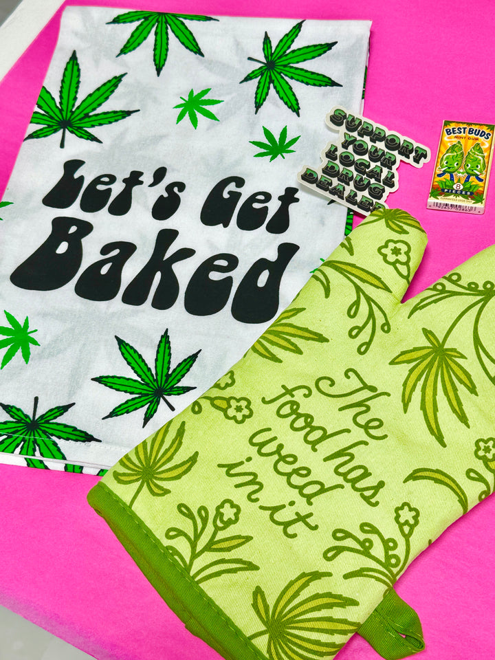 Food Has Weed In It Oven Mitt