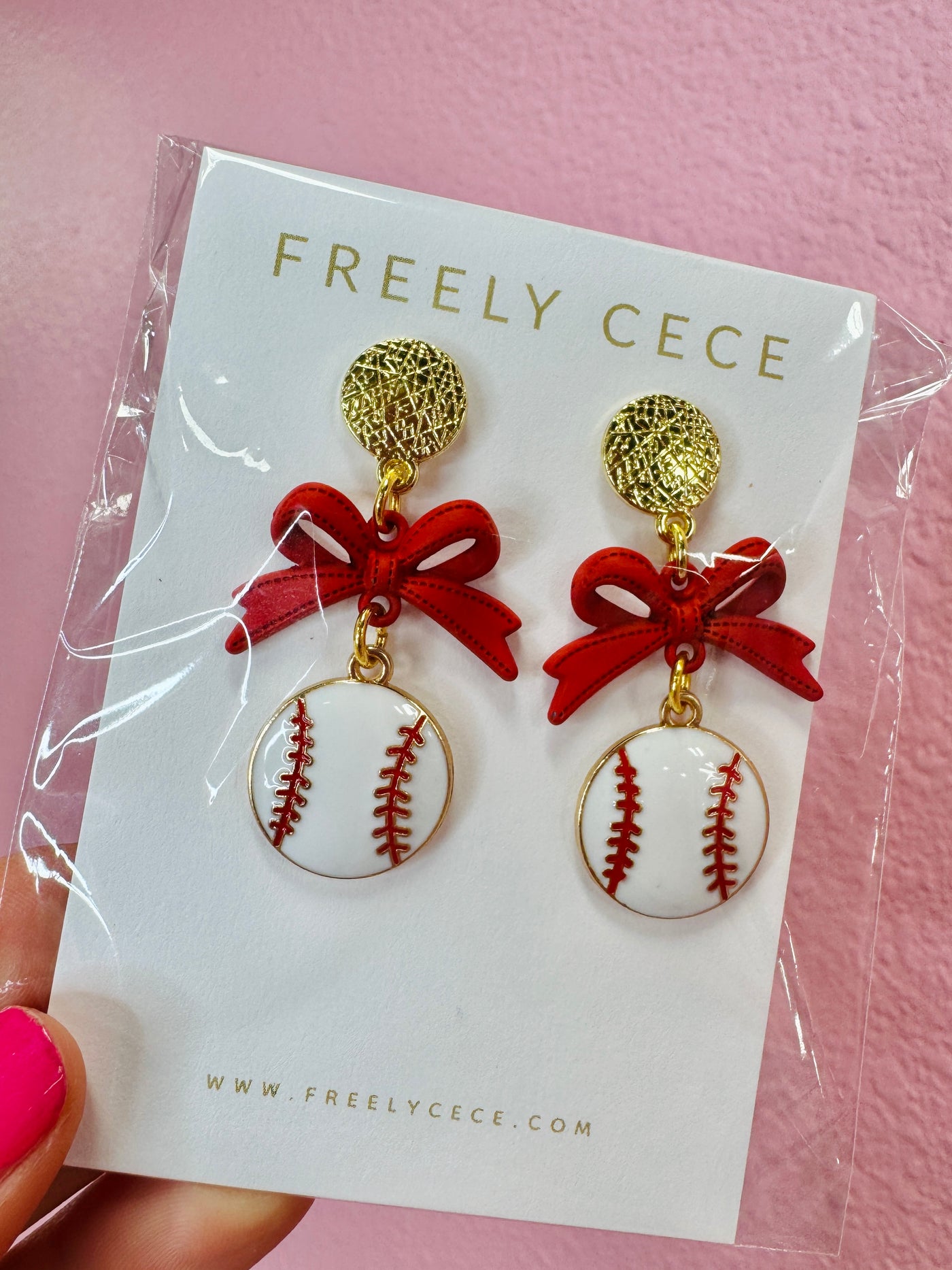 Take Me Out To The Ball Game Earrings