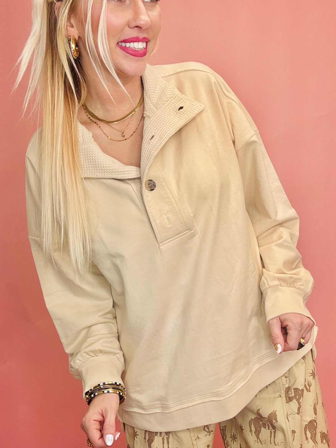 The Alice Button Up Top