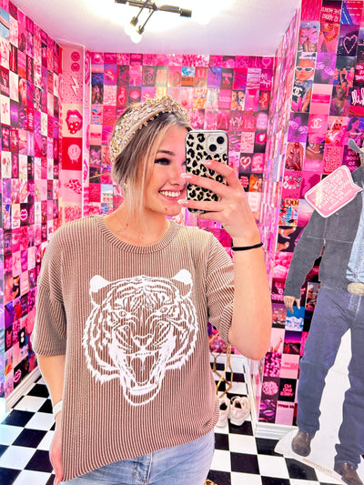 Urban Ribbed Tiger Top