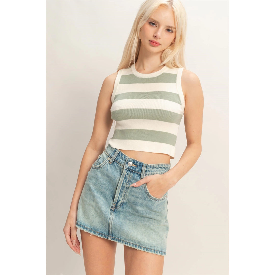 Effortless Stripe Tank