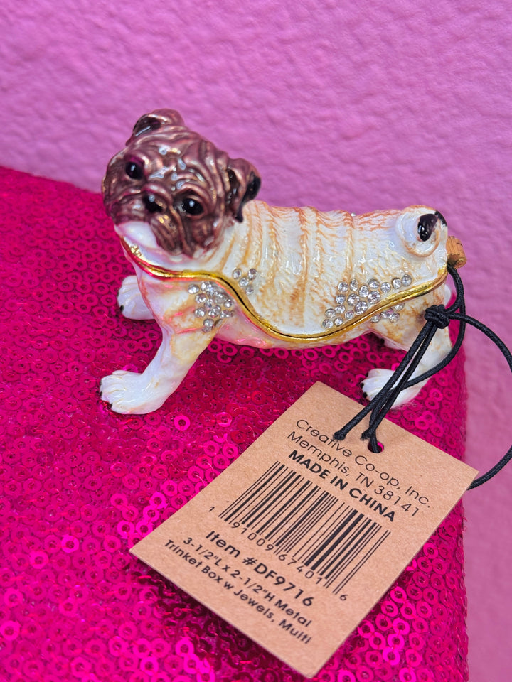 PeeWee The Pug Trinket Box