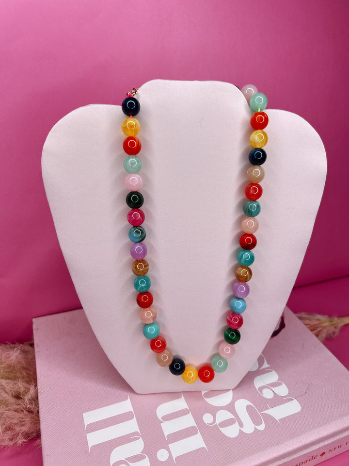 Life in Color Beaded Necklace