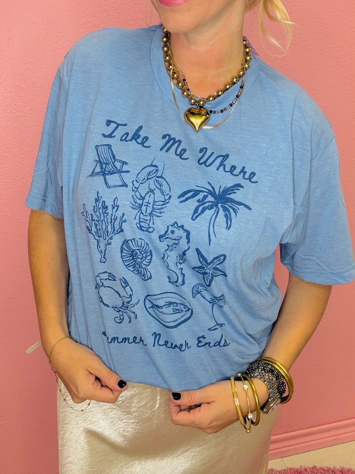 Summer Never Ends Graphic Tee