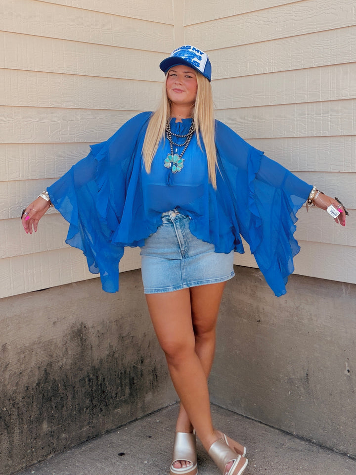 Sunshine & Sidewalks Denim Skirt