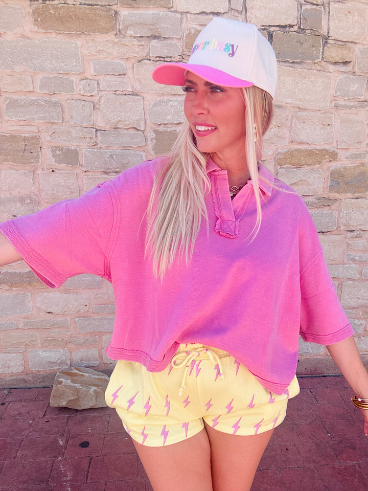 Weekend Wanderer Mineral Wash Top