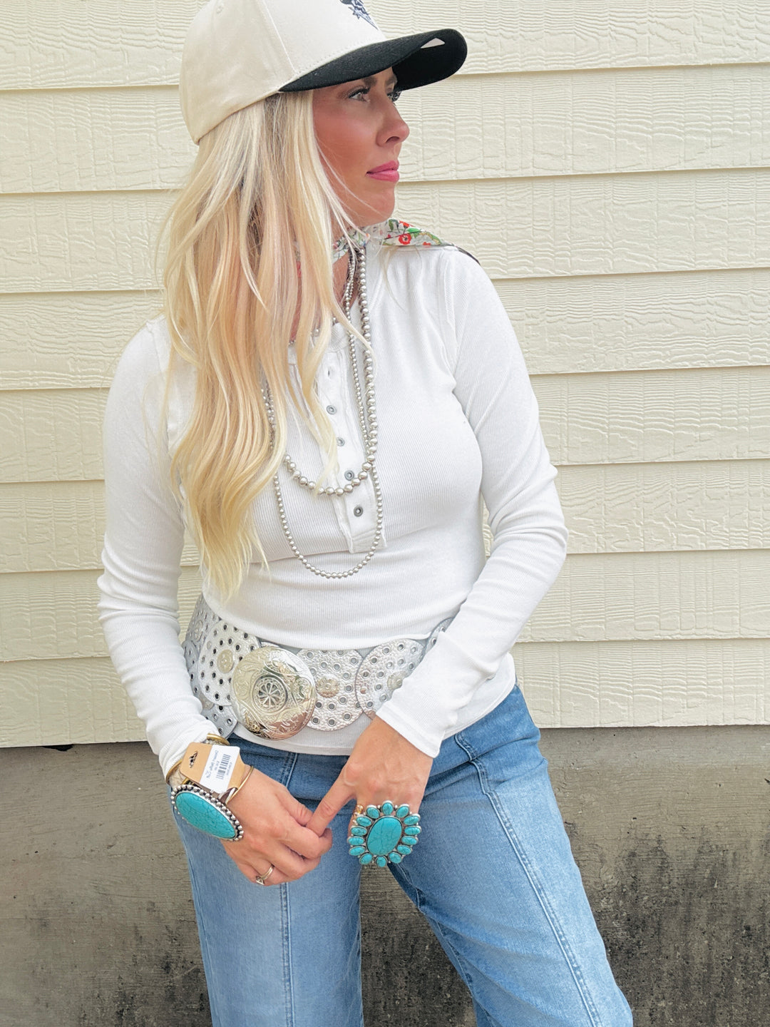 Dusty Trails Henley Top