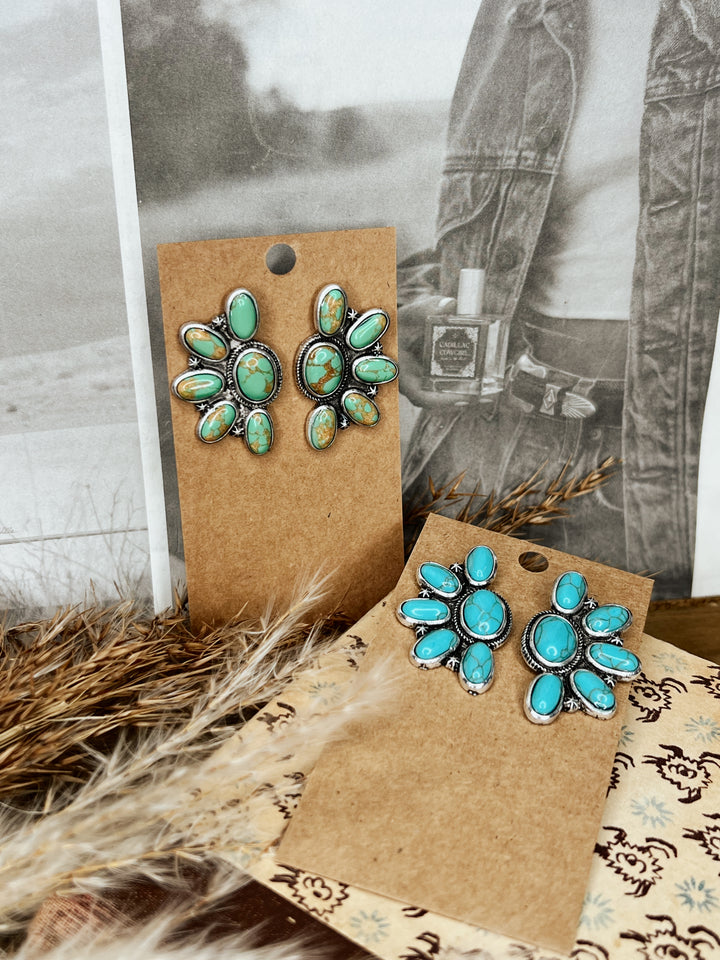 Texas Turquoise Statement Studs
