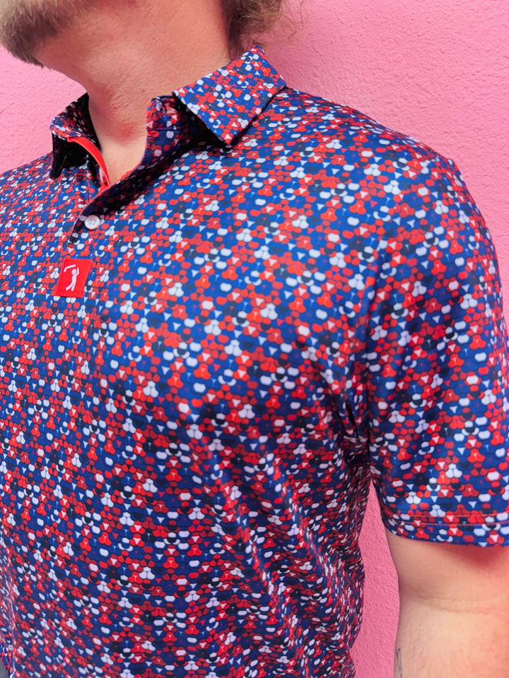 Whale Tail Freedom Cheeks Polo